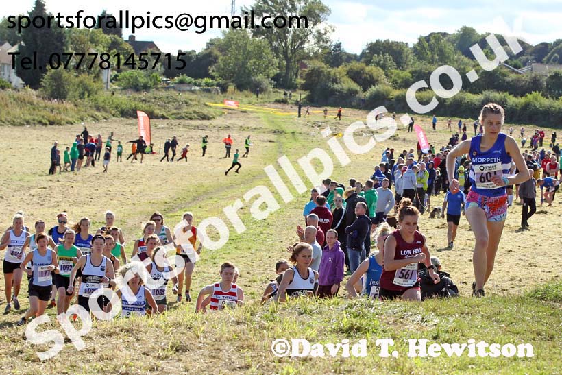 Senior womens 2019 Start Fitness Harrier League, Wrekenton, Gateshead. Photo: David T. Hewitson/Sports for All Pics